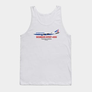 Boeing B747-400 - Transaero Airlines Tank Top